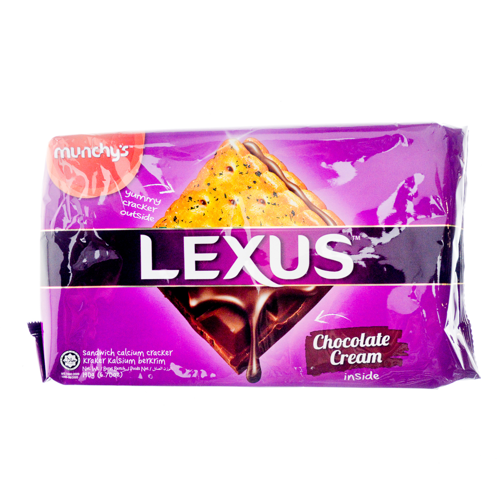 MUNCHY'S LEXUS CHOCO COATED SANDWICH 190G