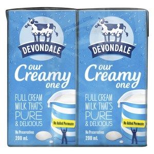 DEVONDALE FULL CREAM MILK 200ML