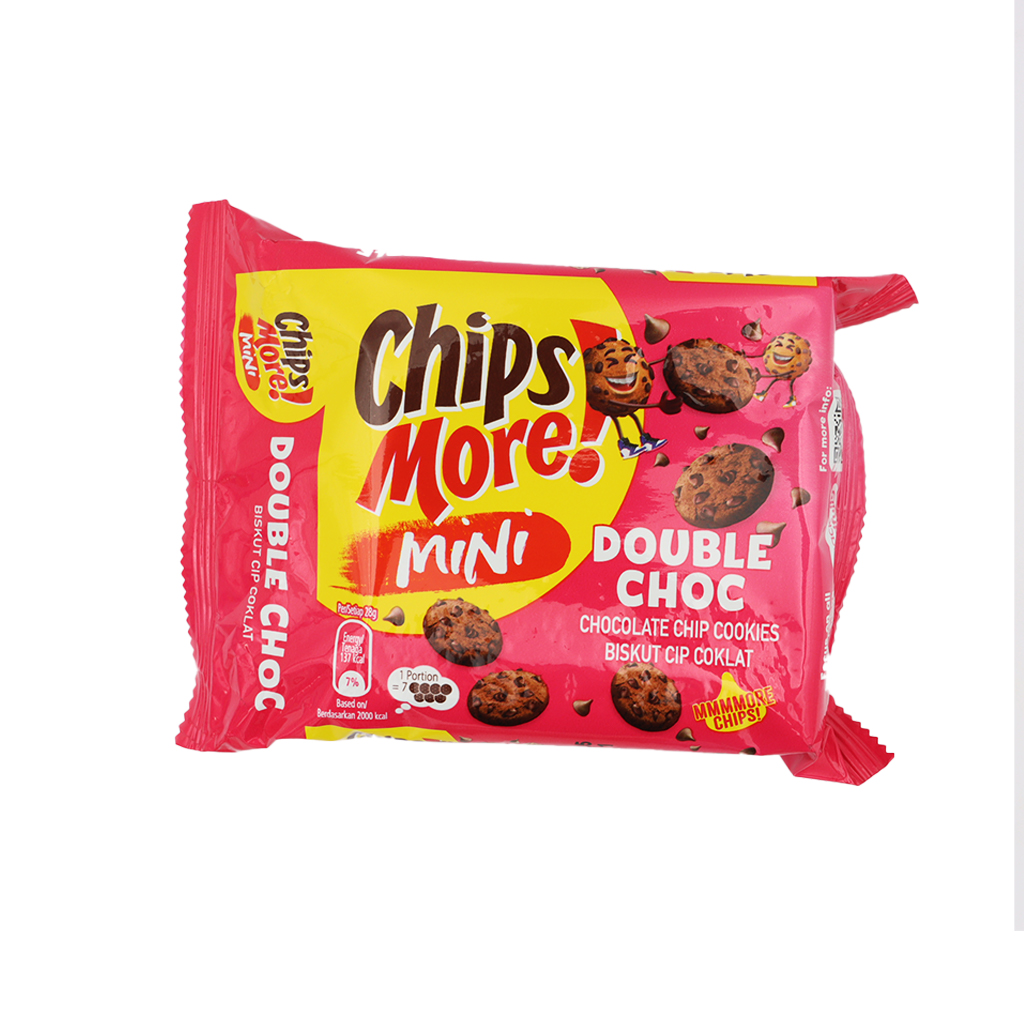 CHIPSMORE MINI 80G DOUBLE CHOCOLATE