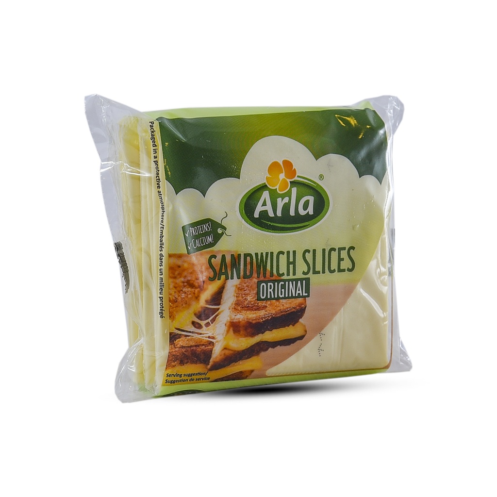 ARLA SANDWICH CHEESE SLICES ORIGINAL 26% 200G