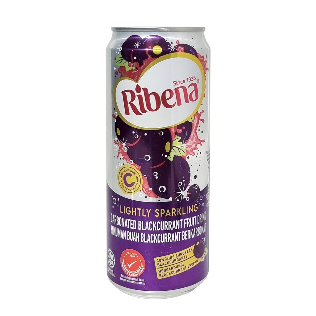 RIBENA LIGHTLY SPARKLING BLACKCURRANT CAN 320ML