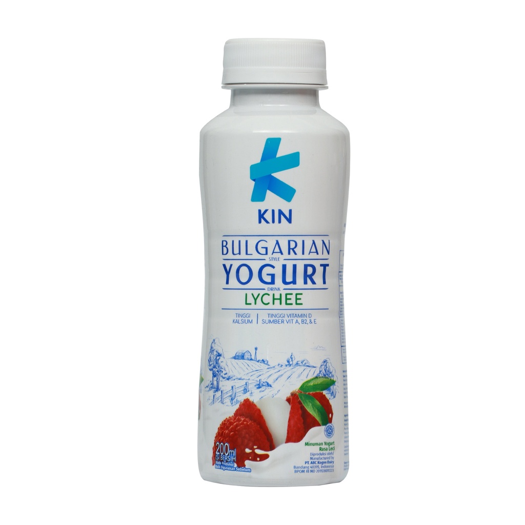 KIN YOGHURT LYCHEE 200ML