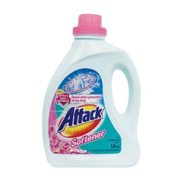 ATTACK LIQUID DETERGENT PLUS SOFTENER SWEET FLORAL 1.8KG