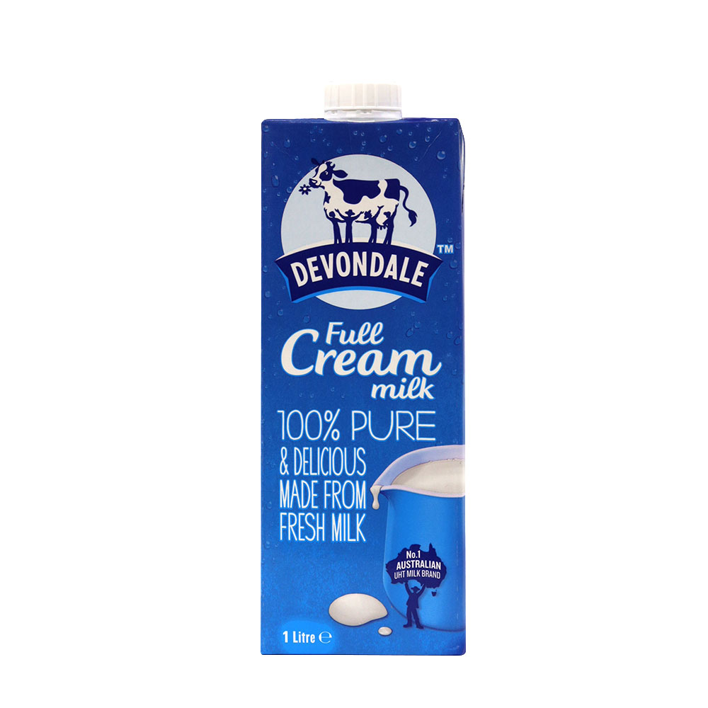 DEVONDALE FULL CREAM MILK 1LTR