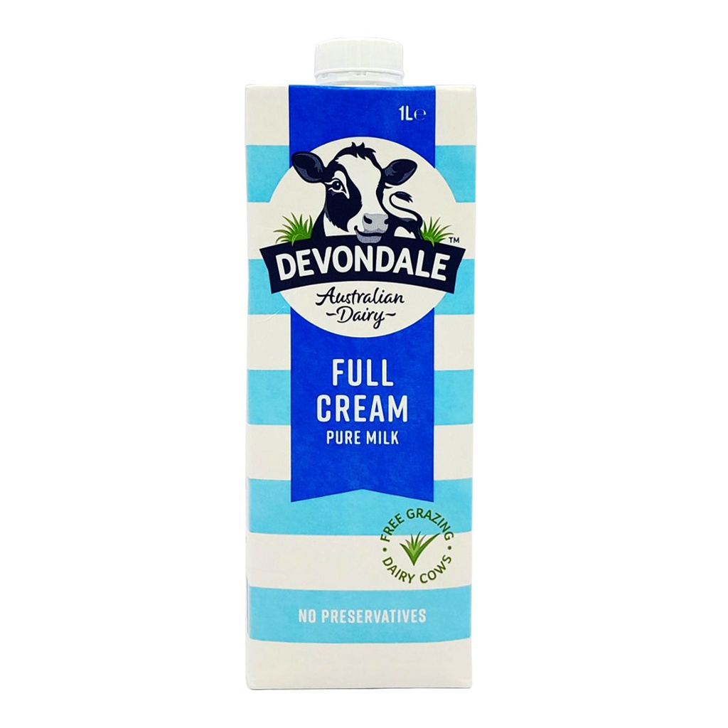 DEVONDALE FULL CREAM MILK 1LTR