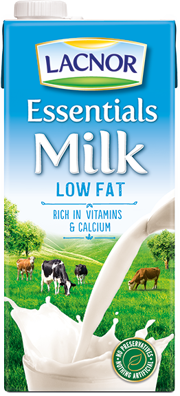 LACNOR ESSENTIALS LOW FAT MILK 1LTR