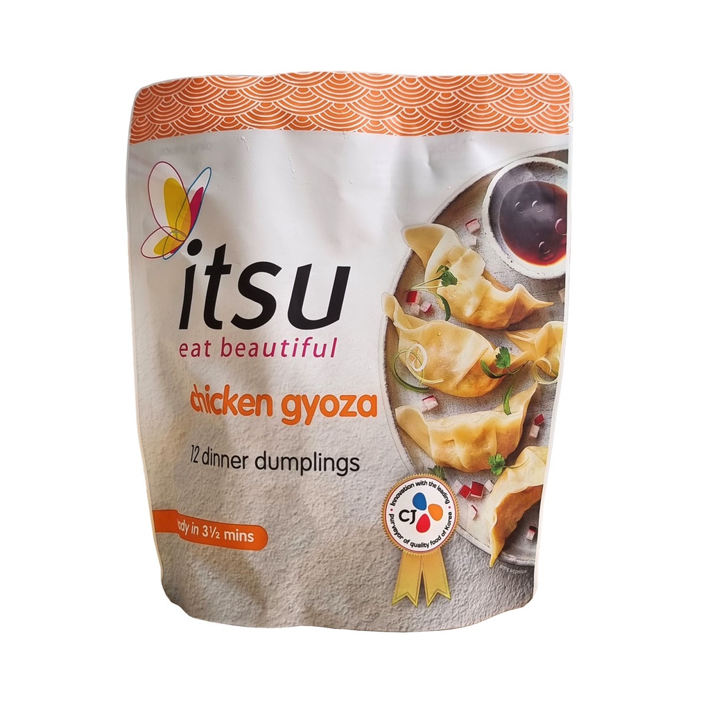 ITSU CHICKEN FUSION GYOZA 12 DINNER DUMPLINGS 240G