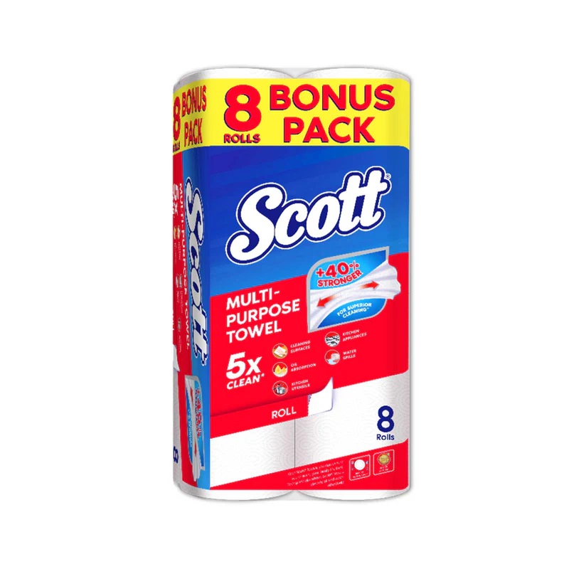 SCOTT 8 KITCHEN TOWEL VALUE PACK