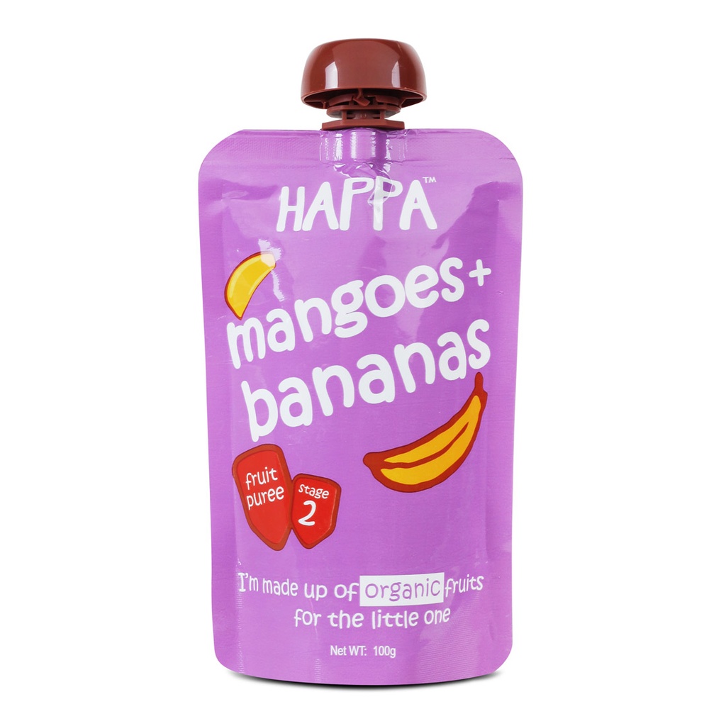 Happa Puree Mango + Banana 100g