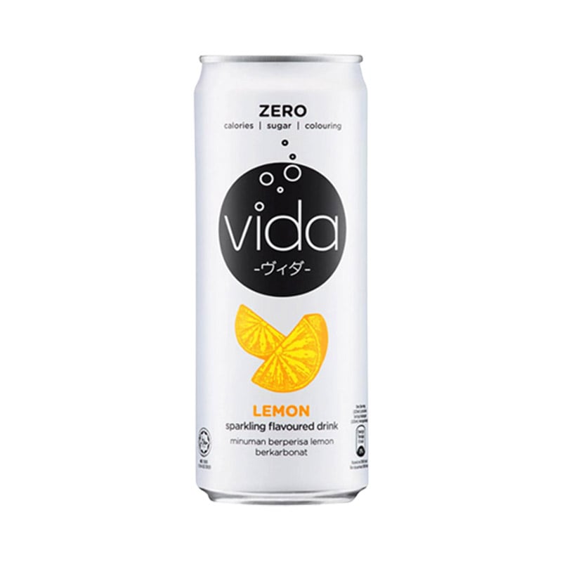 VIDA ZERO LEMON SPARKLING DRINK 325ML