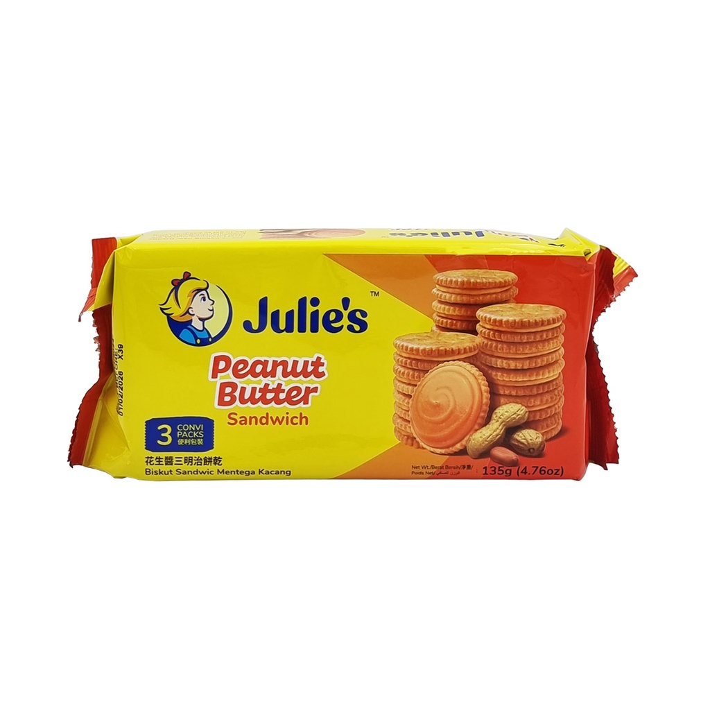 JULIE'S PEANUT BUTTER SANDWICH 135G