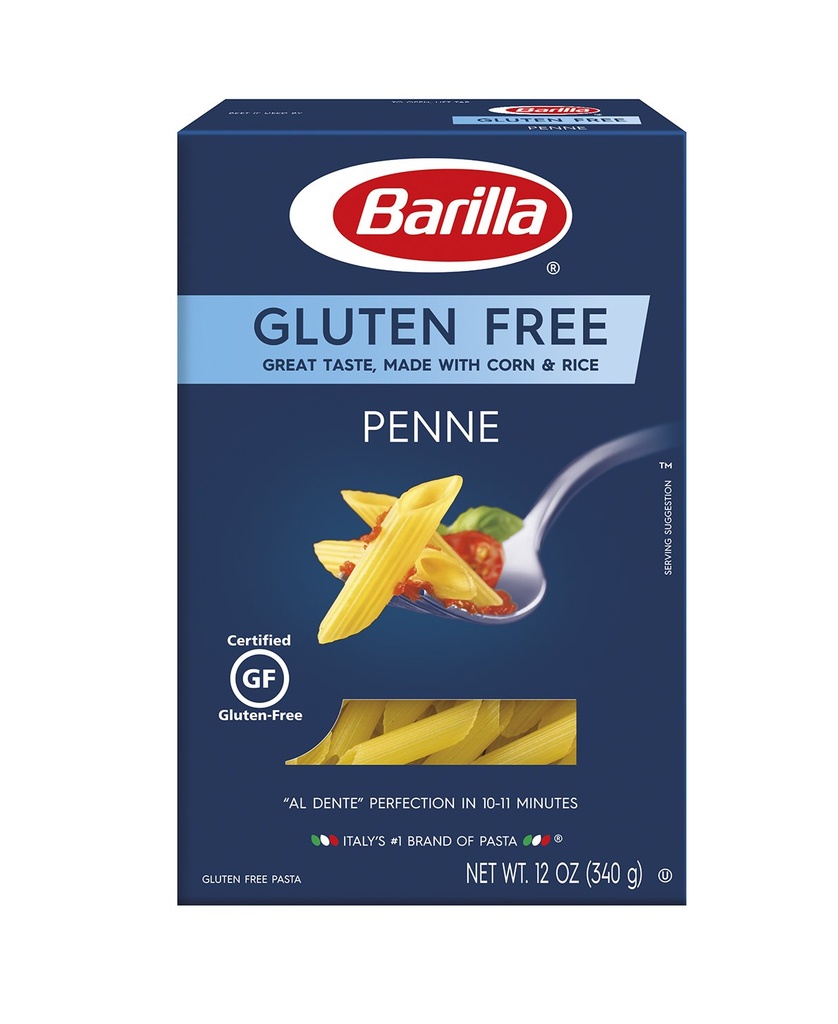 BARILLA GLUTEN FREE PENNE PASTA 400G