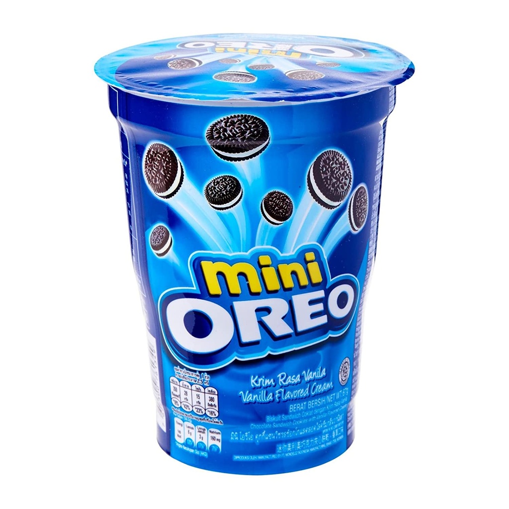 OREO BISCUIT MINI VANILLA CREME CUP 67G / 61.3G