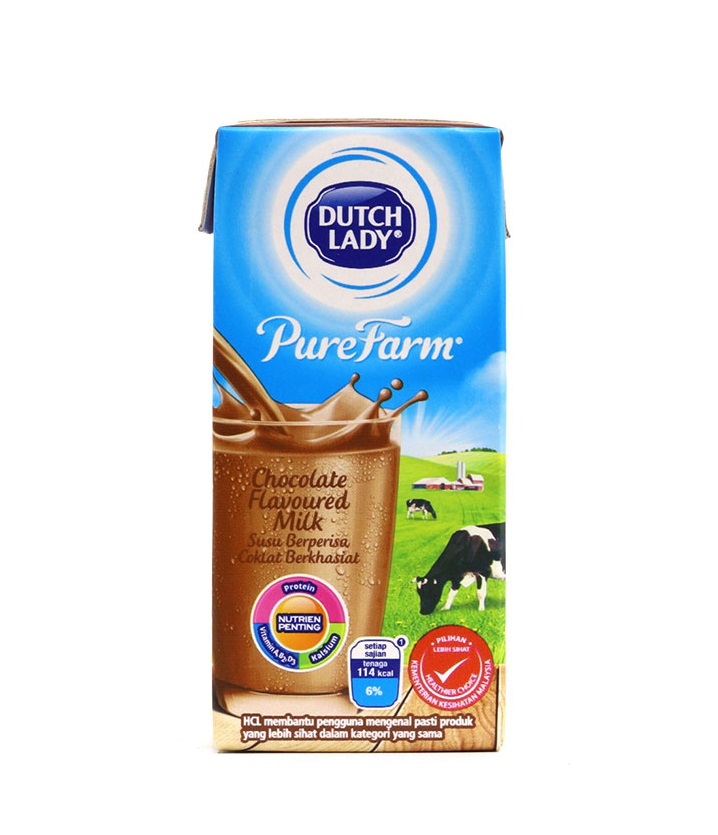 DUTCH LADY UHT MILK 200ML CHOCOLATE