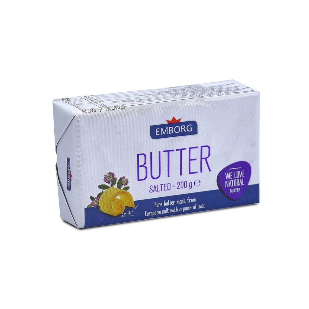 EMBORG SALTED BUTTER 200G