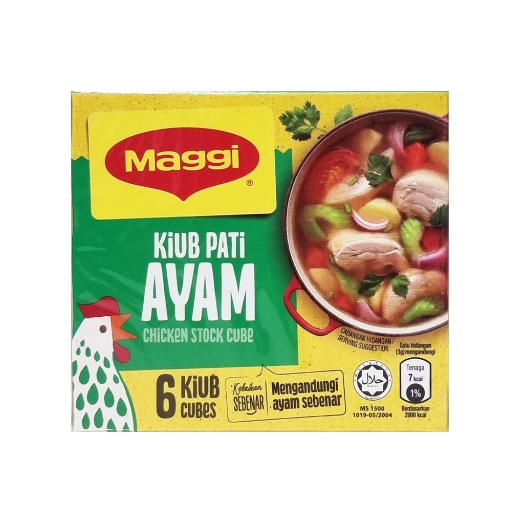 MAGGI 6 CHICKEN STOCK CUBE 60G