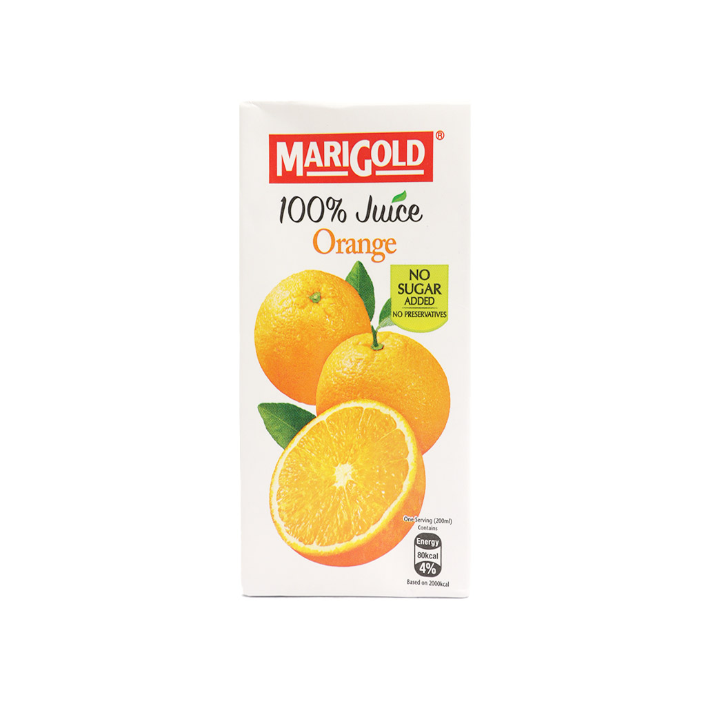 MARIGOLD UHT 100% JUICE ORANGE NAS 200ML