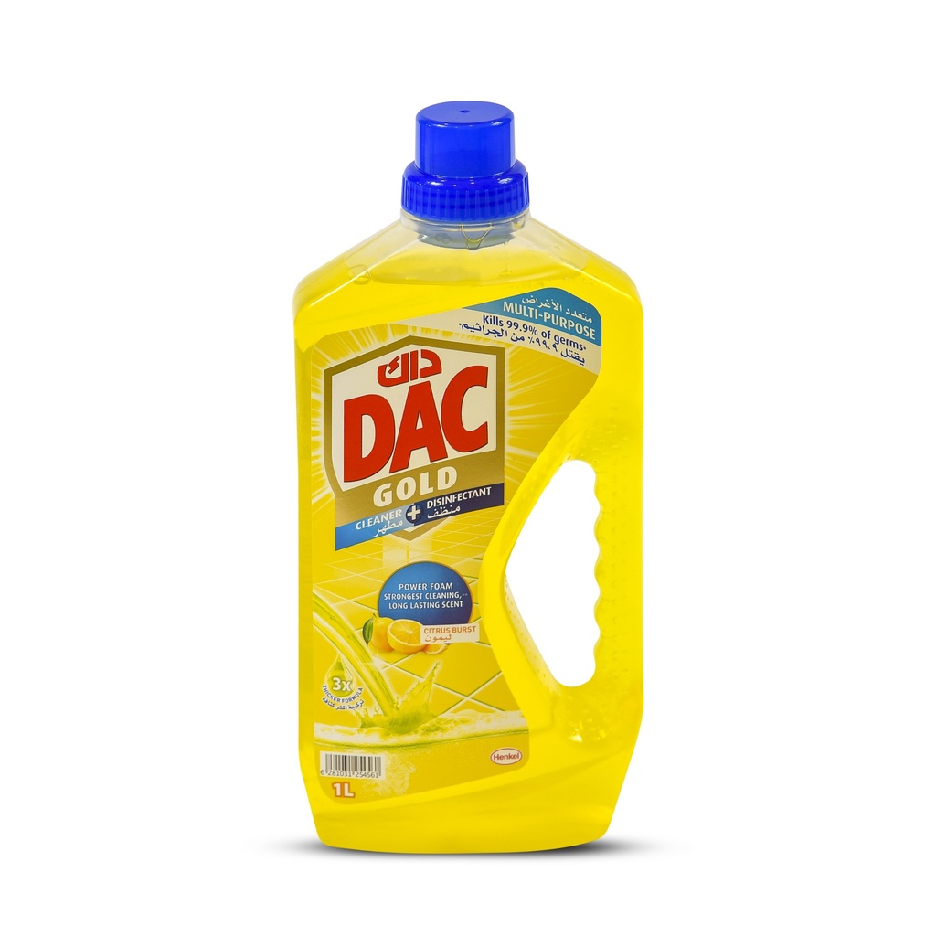 Dac Multi Purpose Cleaner Gold Citrus Burst 1ltr