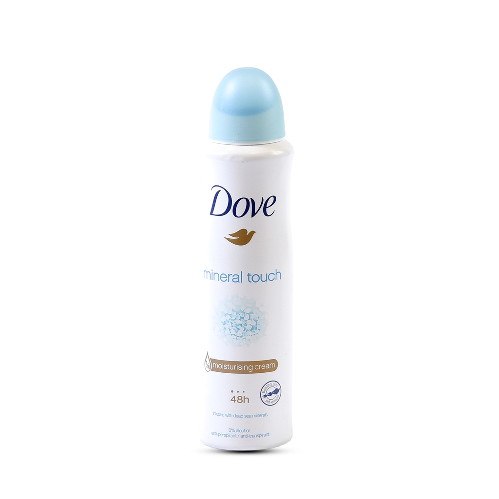 DOVE BODY SPRAY DEO - MINERAL TOUCH (W) 150ML