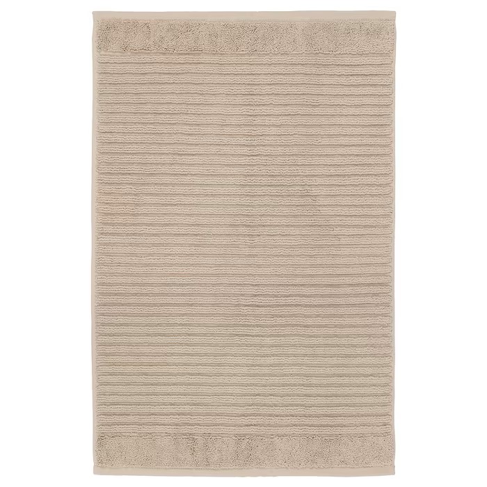 IKEA ALSTERN BATH MAT, BEIGE 40X60CM (16X24")