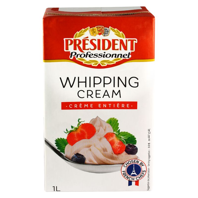 PRESIDENT WHIPPING CREAM 1L