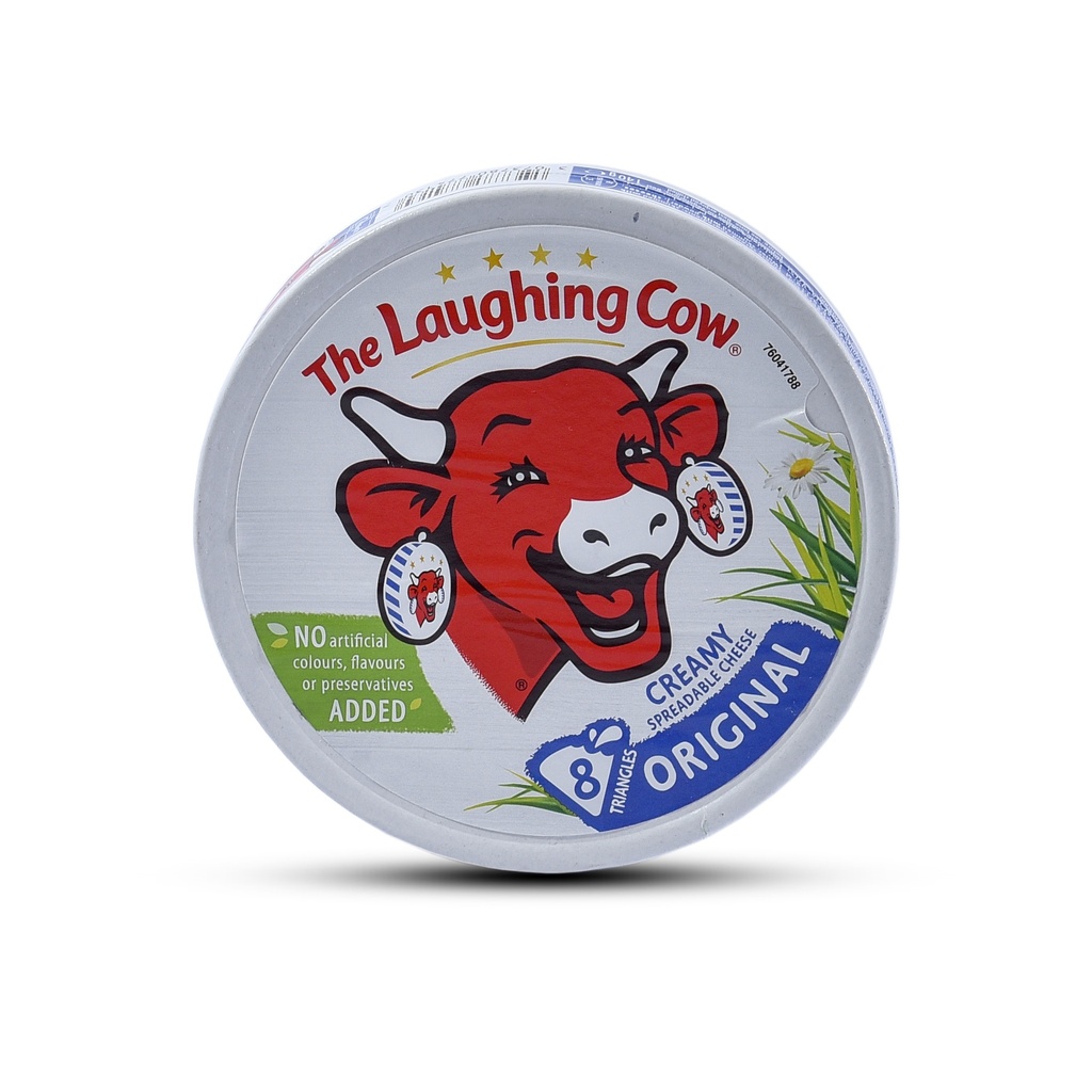 THE LAUGHING COW ORIGINAL SPREADABLE CHEESE 8 TRIANGLES 140G