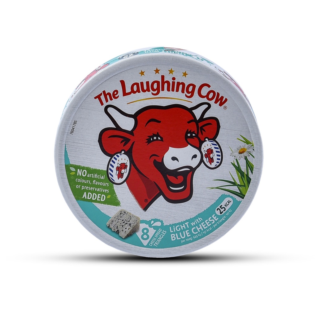 THE LAUGHING COW LIGHT WITH BLUE CHEESE SPREAD 8 TRIANGLES 128G