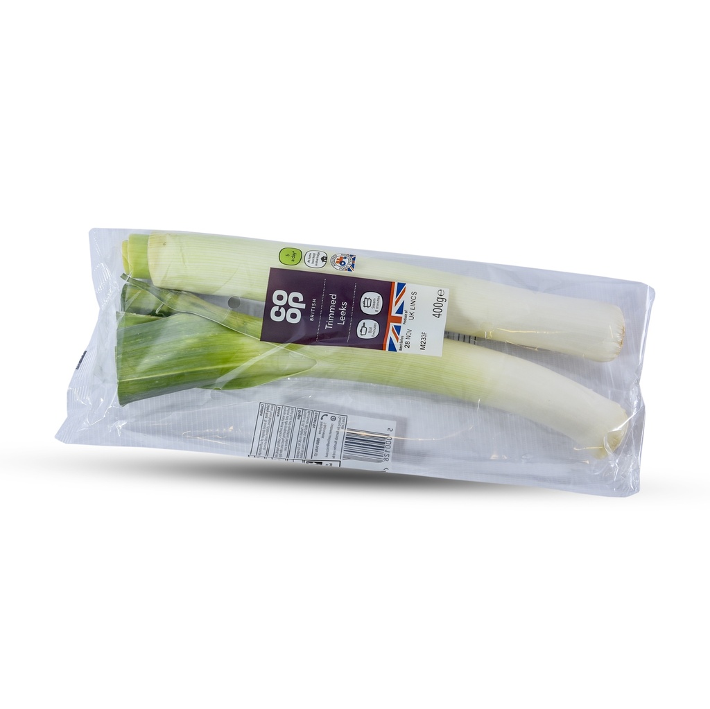 CO-OP TRIMMED LEEKS 400G