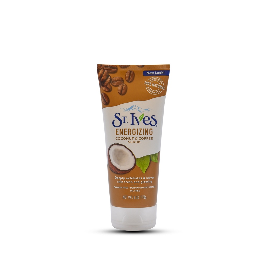 ST IVES ENERGIZING COCONUT & COFFEE SCRUB 6OZ | WHIM