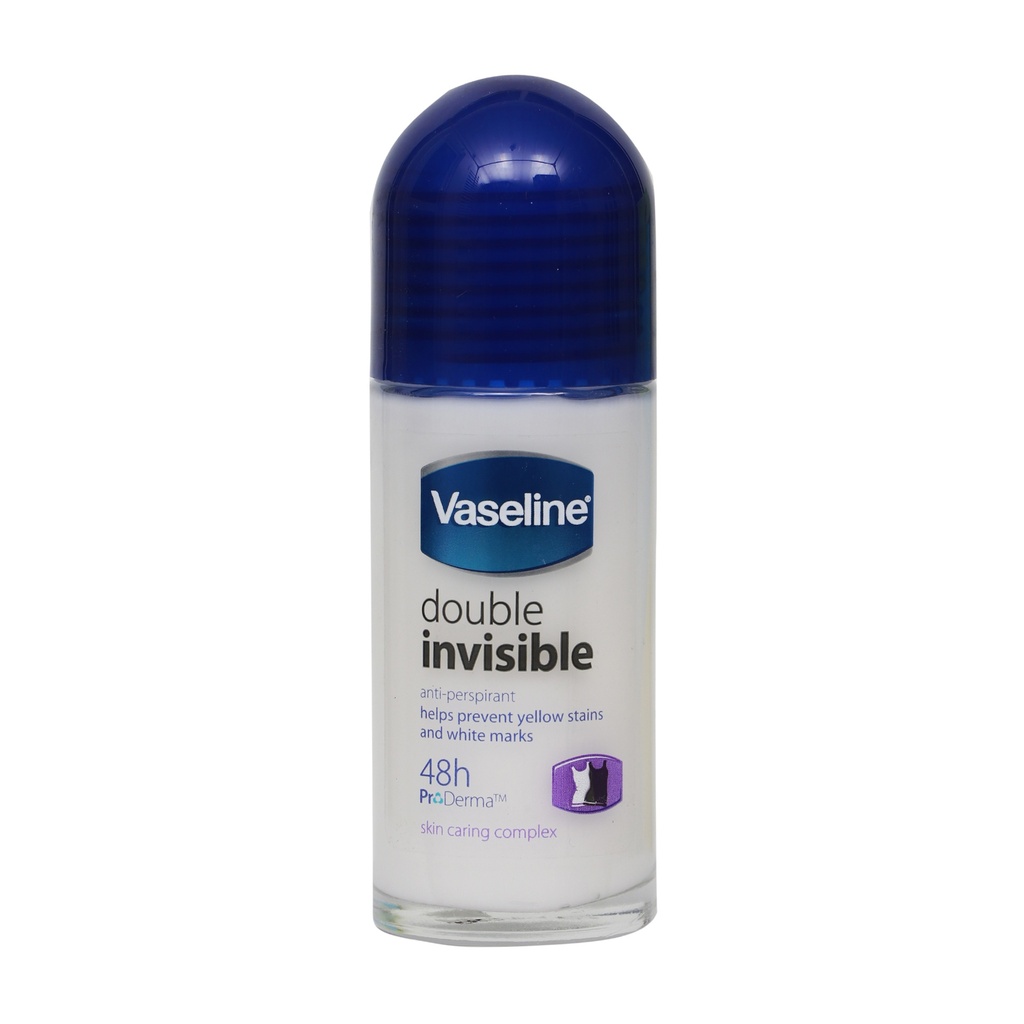 VASELINE DOUBLE INVISIBLE ROLL ON 50ML