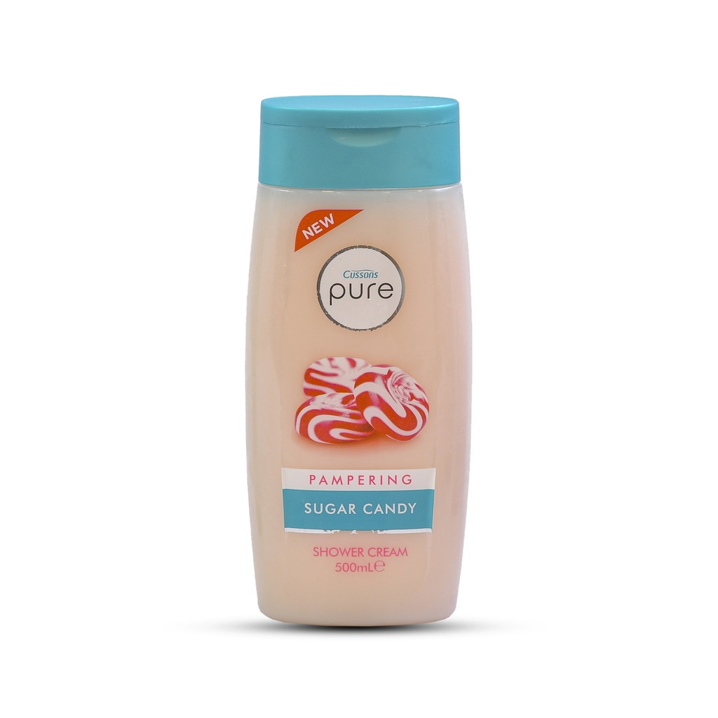 CUSSONS PURE PAMPERING SUGAR CANDY SHOWER CREAM 500ML