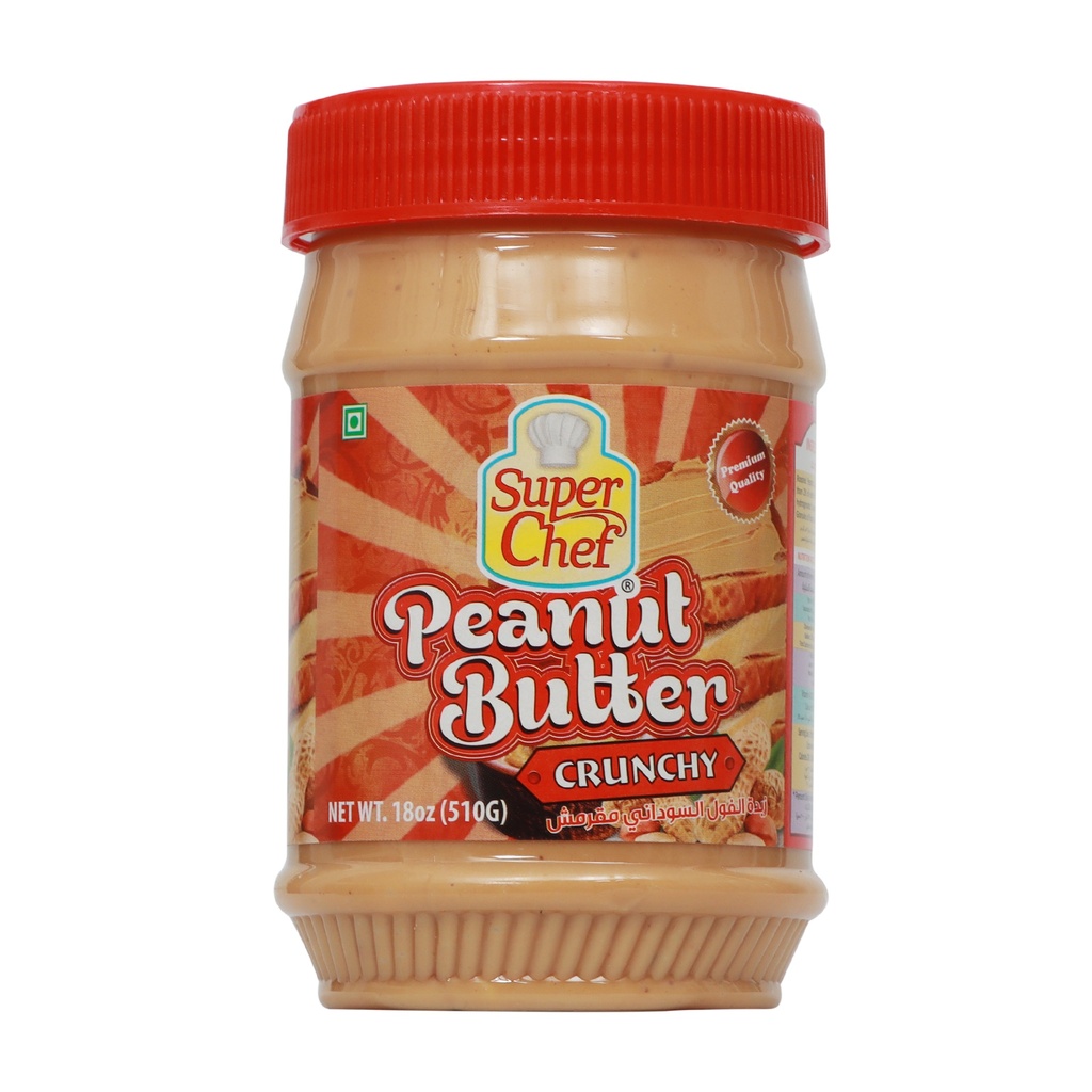 SUPERCHEF PEANUT BUTTER CRUNCHY 510G