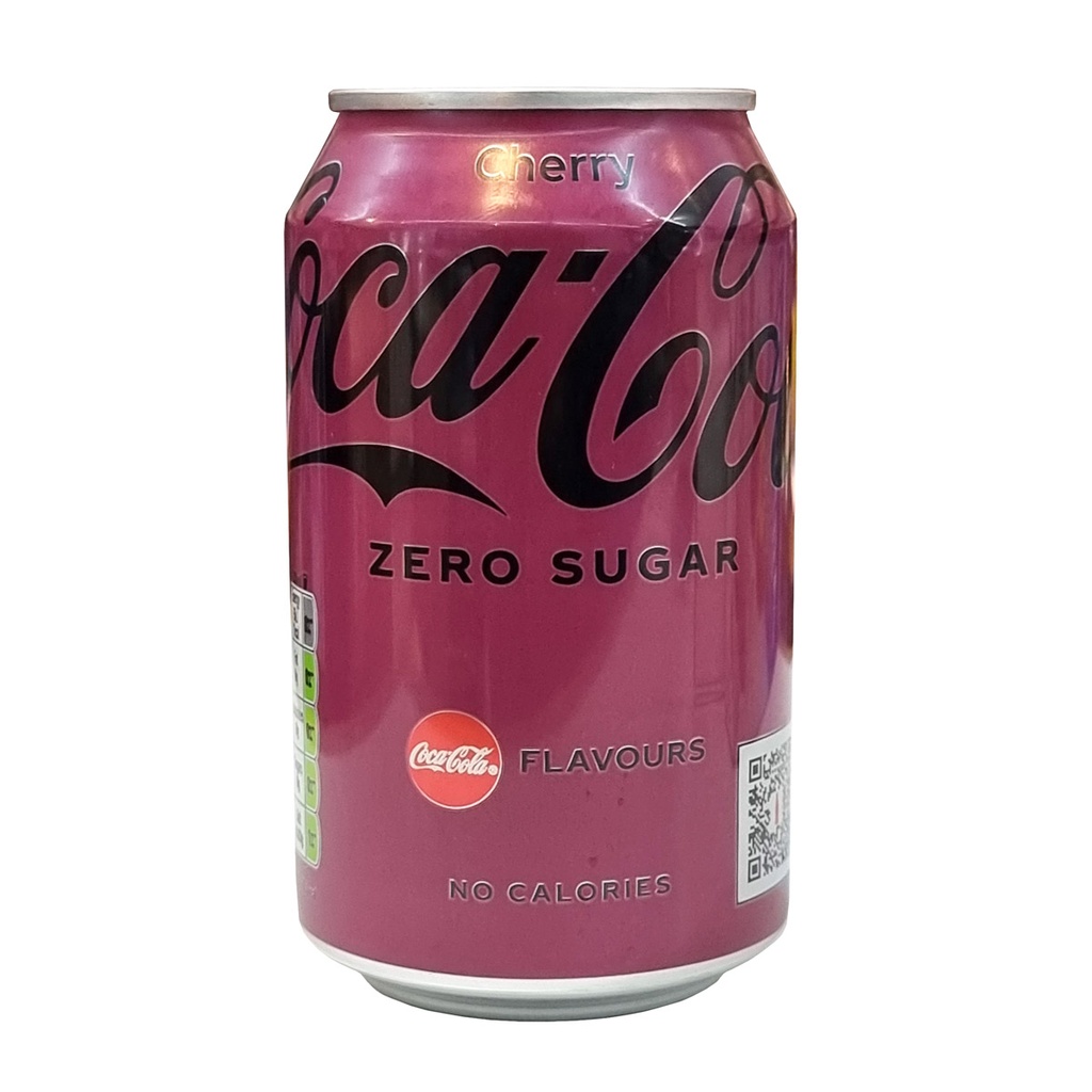 COKE ZERO CHERRY NO BARCODE (CAN) 330ML