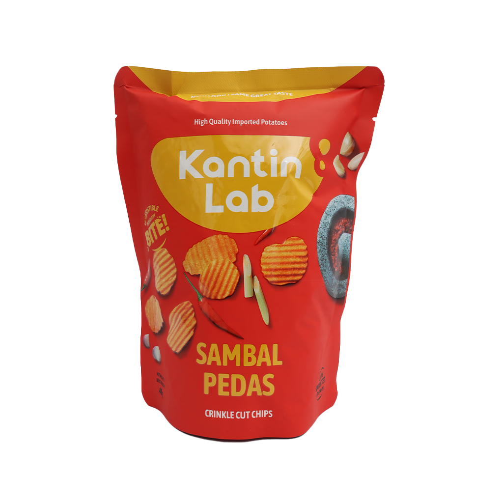 KANTIN LAB SAMBAL PEDAS CRINKLE CUT CHIPS 40G