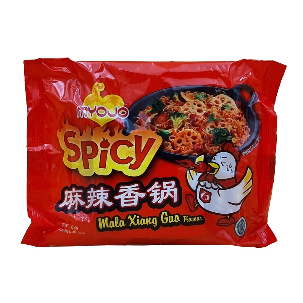 MYOJO SPICY MALA XIANG GUO INSTANT NOODLES 82G