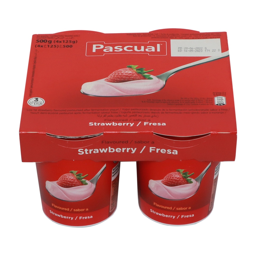 PASCUAL STRAWBERRY YOGURT 125ML