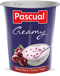 PASCUAL CREAMY BLACK CHERRY YOGURT 125ML