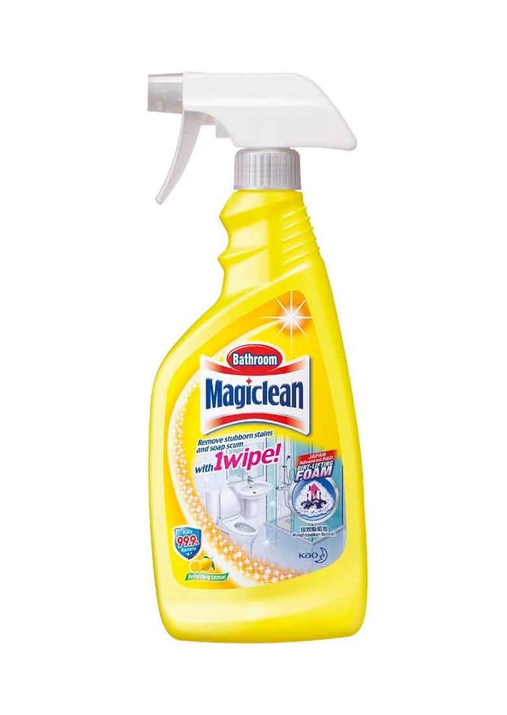 MAGICLEAN BATHROOM CLEANER REFRESHING LEMON TRIGGER 500ML