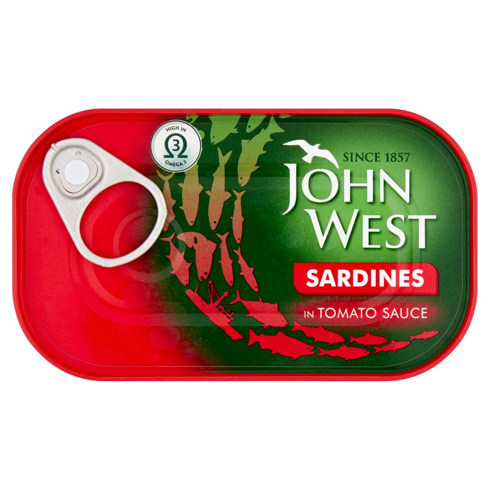 JOHN WEST SARDINES IN TOMATO 120G