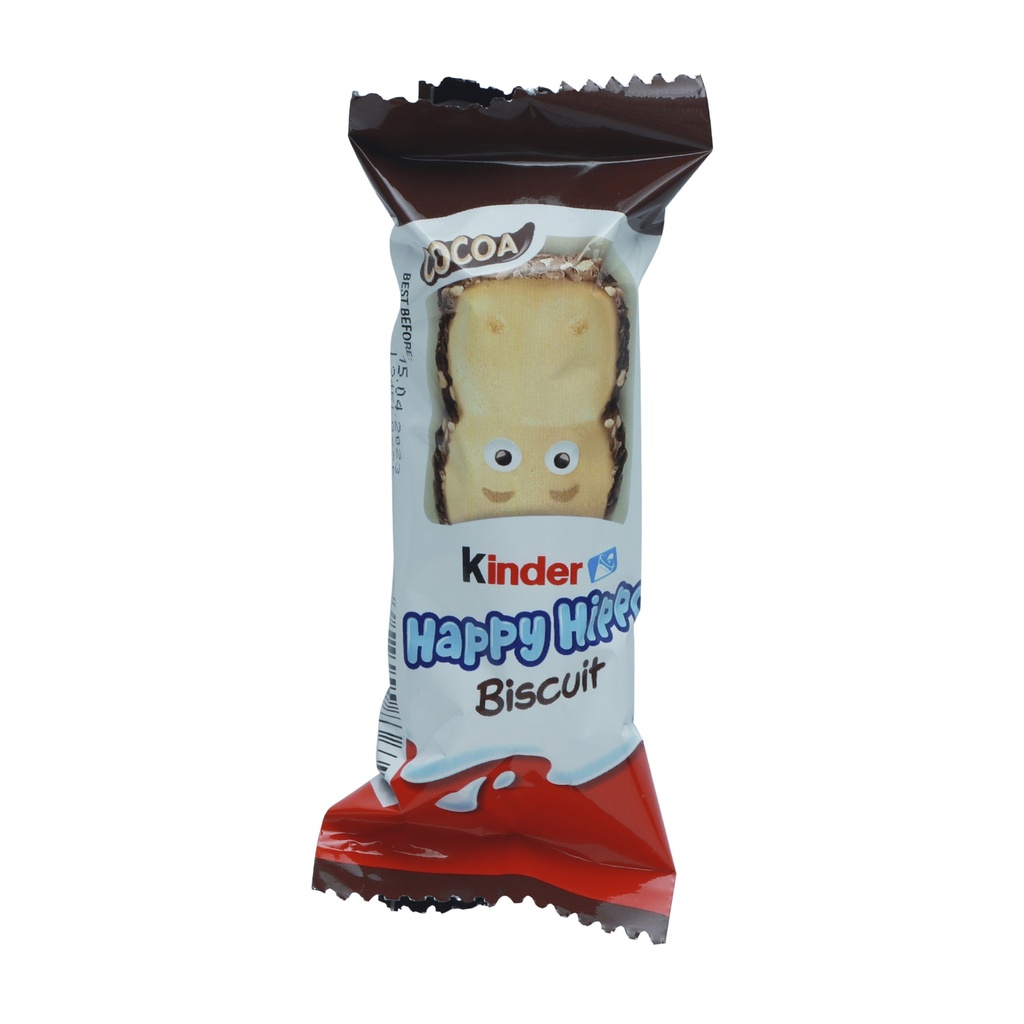 KINDER HAPPY HIPPO BISCUIT COCOA T1 20.7G