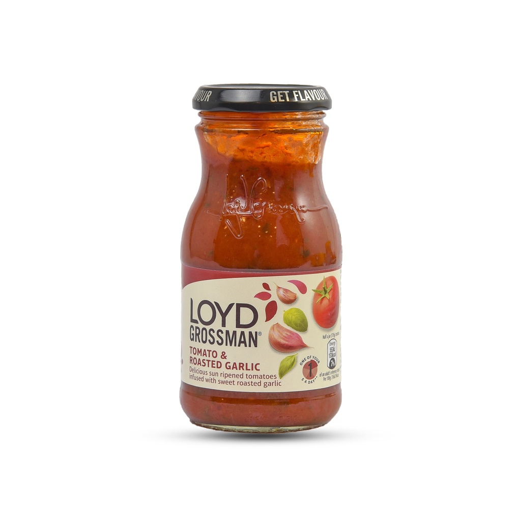 LOYD GROSSMAN TOMATO & ROASTED GARLIC SAUCE 350G