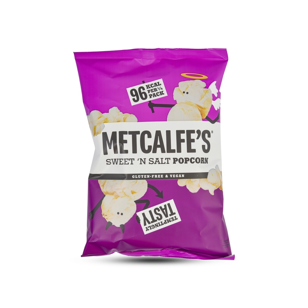 METCALFE'S SWEET/SALTED POPCORN 80G