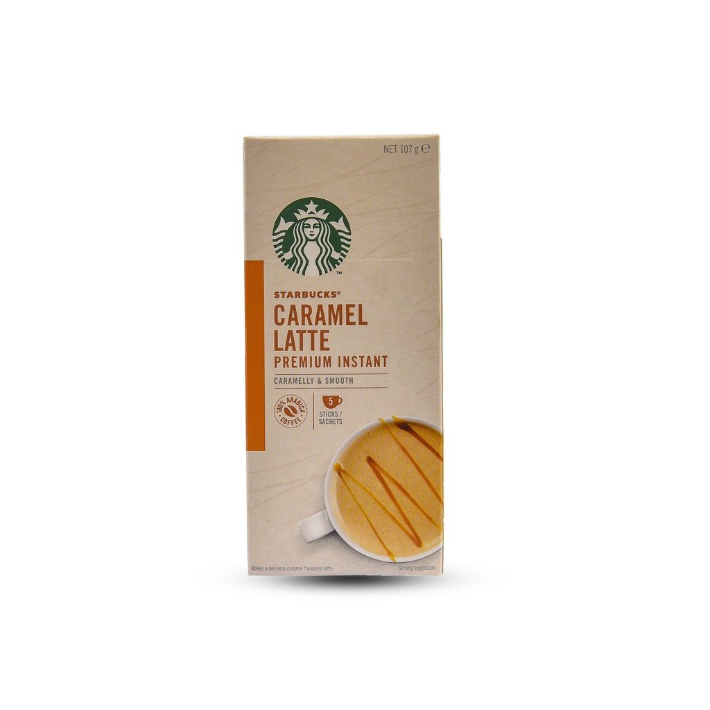 STARBUCKS CARAMEL LATTE SACHETS 107G