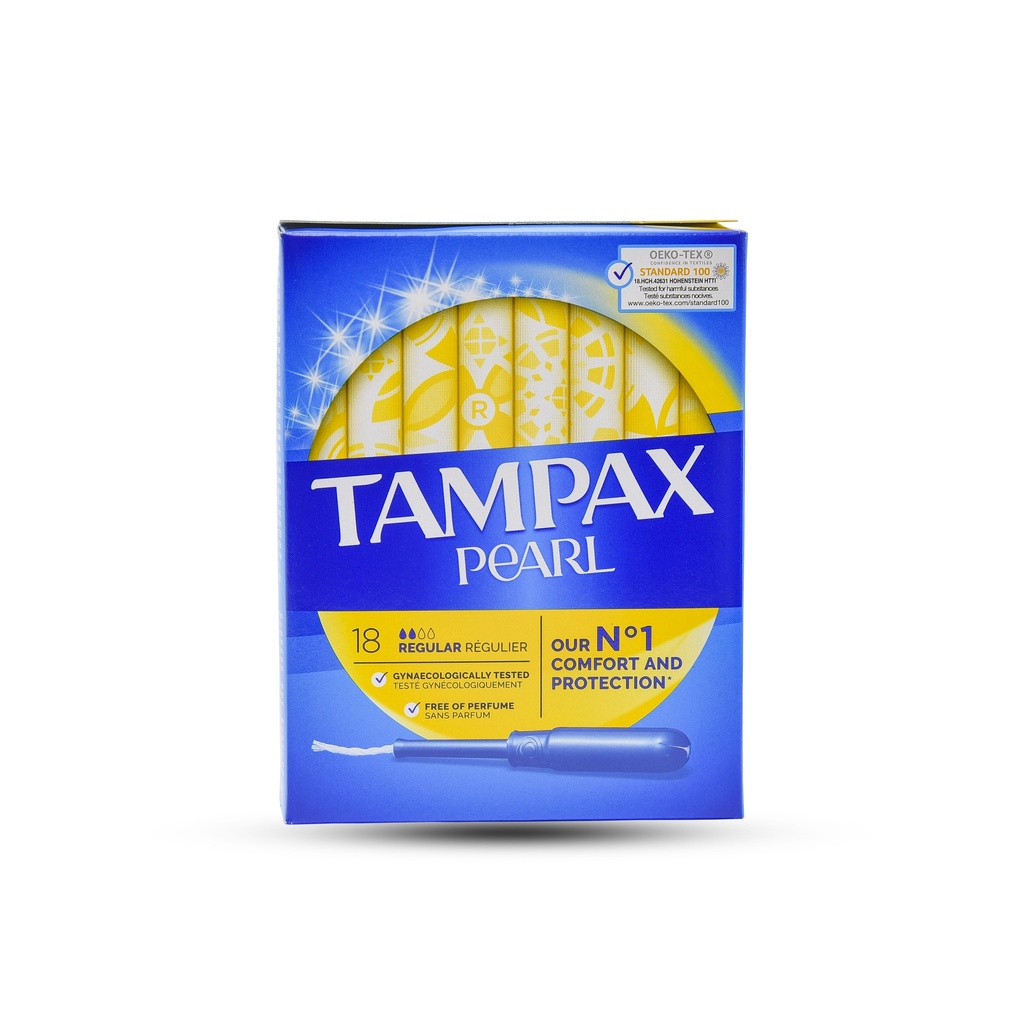 TAMPAX PEARL REGULAR TAMPONS 18S