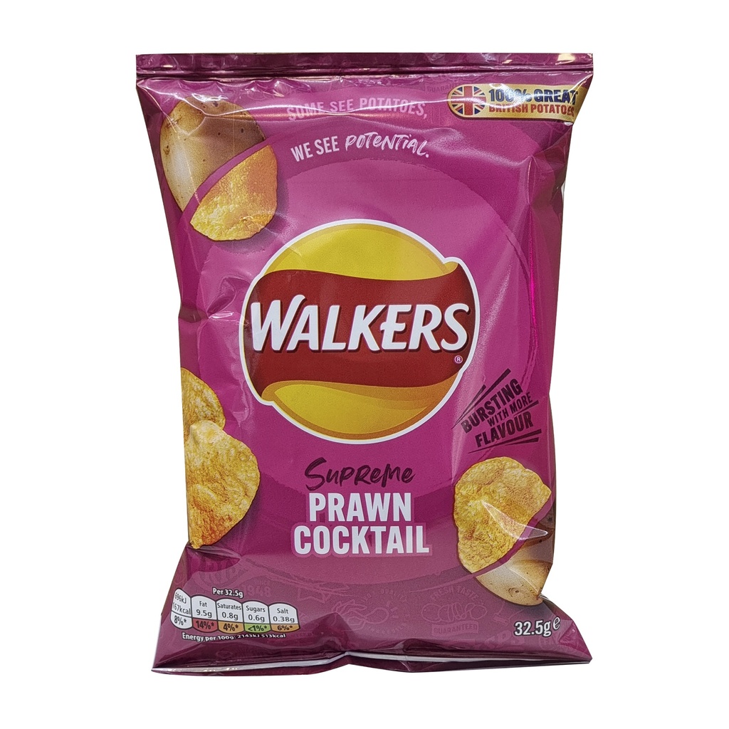 WALKERS SUPREME PRAWN COCKTAIL 32.5G