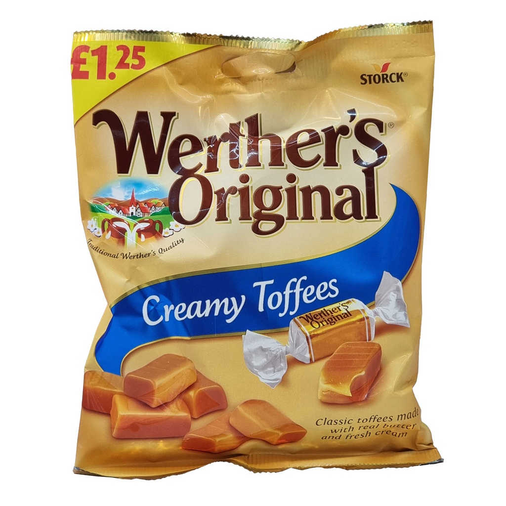 WERTHER'S ORIGINAL CREAMY TOFFEES 110G