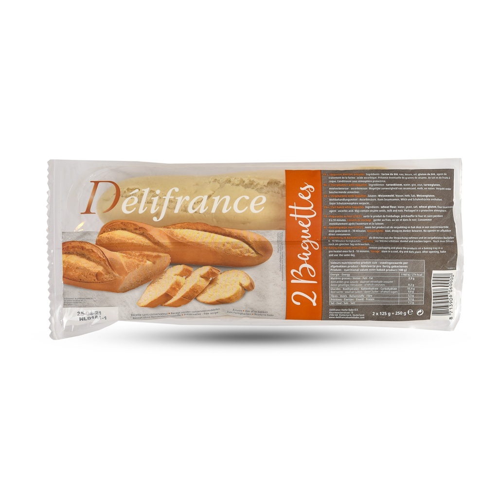 DELIFRANCE 2'S BAGUETTES 250G