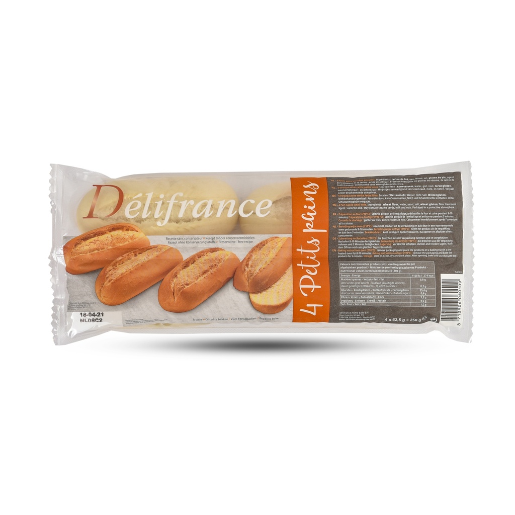 DELIFRANCE 4'S PETIT PAINS 250G