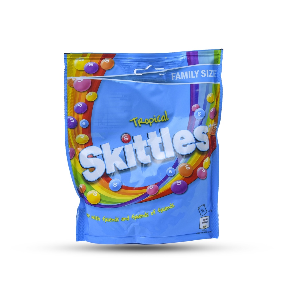 SKITTLES TROPICAL POUCH 196G