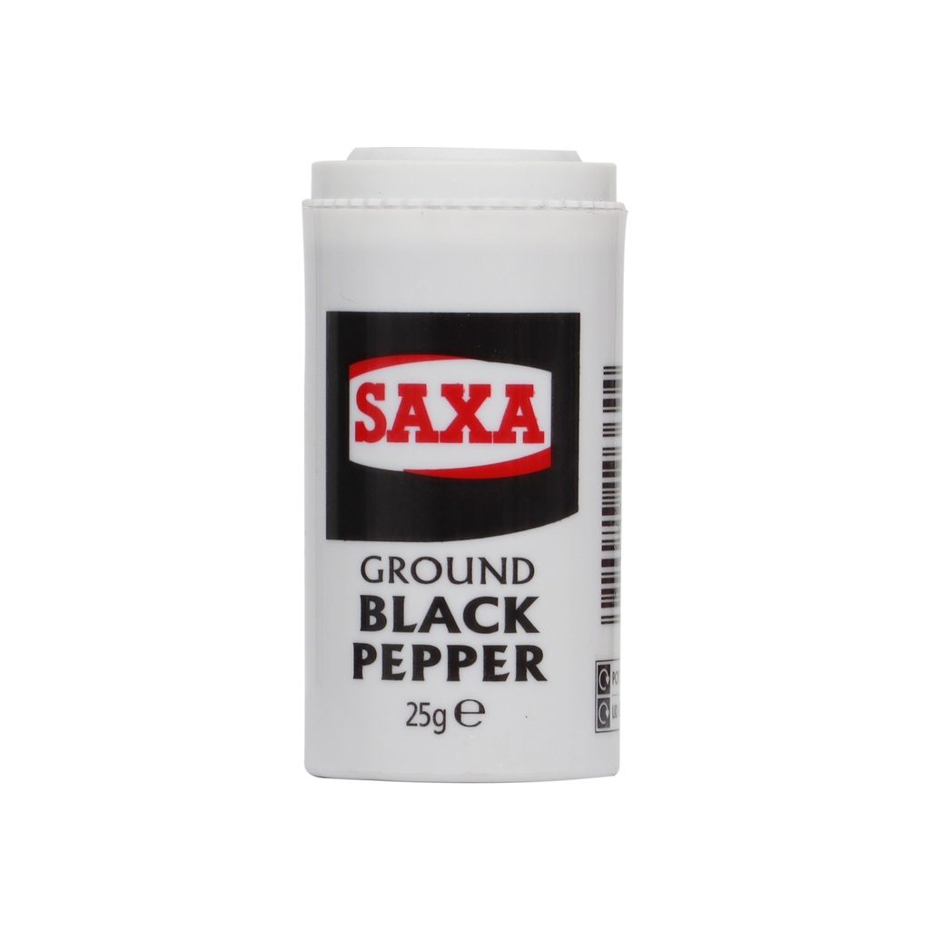 SAXA GROUND BLACK PEPPER 25G